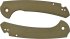 Handle scales Aluminium Olive